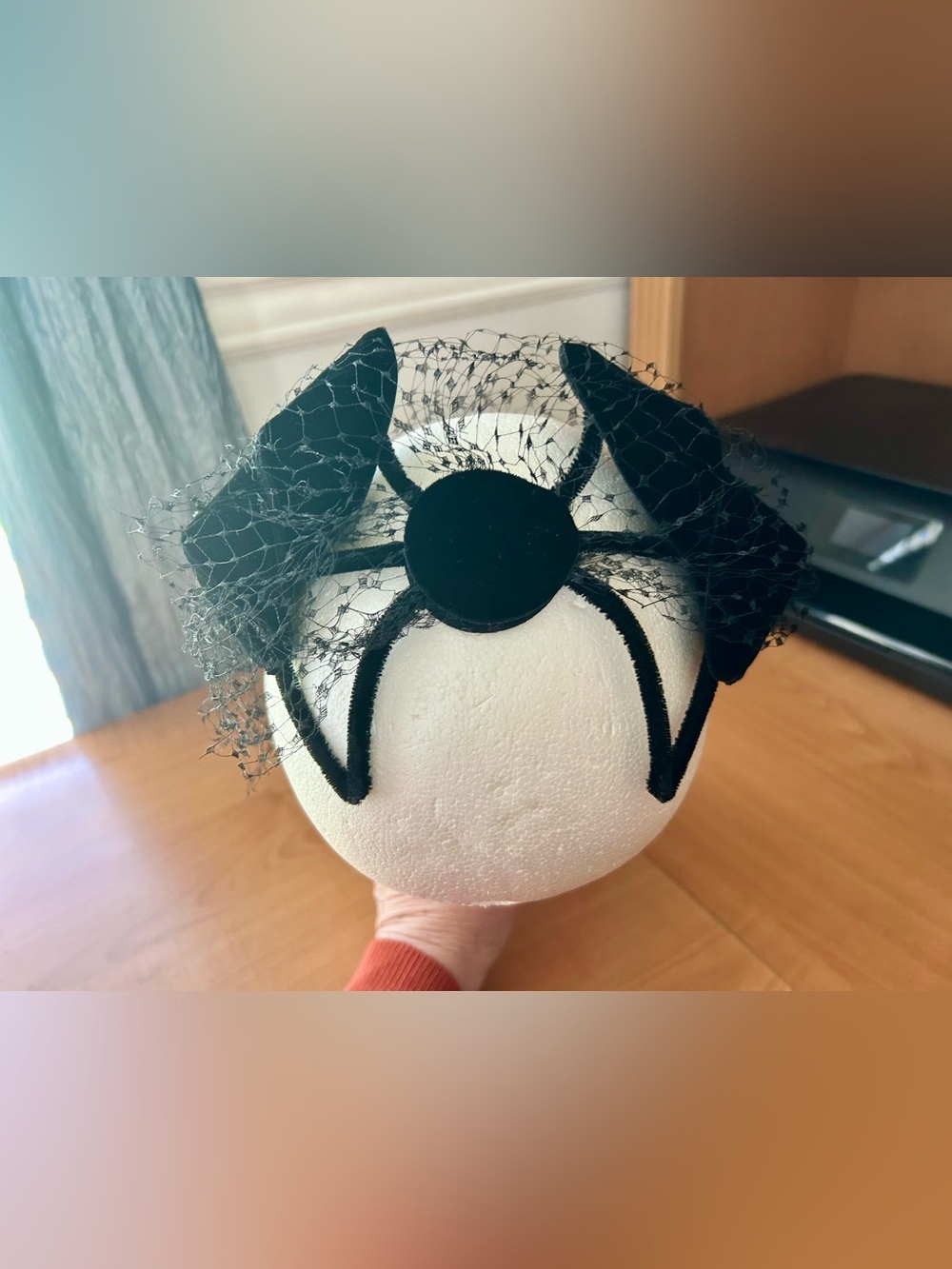 Vintage-Inspired  Veiled Headband hat 1930/1940 retro fascinator birdcage veil - Picture 3 of 5
